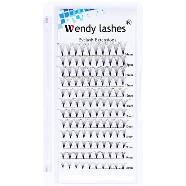 12D Pre-Made Fans Volume Lashes Black 8-20mm C&D Curl